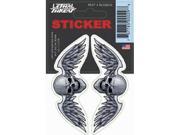 Lethal Threat Winged Skull 2.75x3.5 5 pk Rc00029