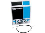 Drag Specialties Black Vinyl High Efficiency Clutch Cables 38619 84