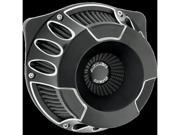Arlen Ness Inverted Series Air Cleaner Kits Cln Dp cut 08 Flt Black