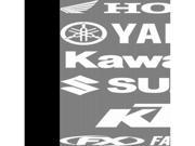 Factory Effex Die cut Stickers Decal 1 Kawasaki 09 94110