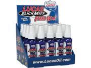 Lucas Oil Slick Mist Speed Wax 2oz 20 pk W counter Display 10161