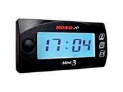 Koso North America Mini 3 Ambient Temp clock volt Meter Gauge Ba003130