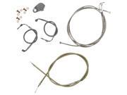 La Choppers Handlebar Cable And Brake Line Kits Kt 15 17 Flht Abs