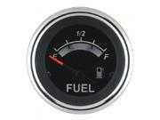 Sierra Black Sterling Fuel Gauge 67021p