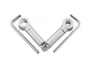 Bikemaster Adjustable Bracket 1 Knuckle Silver Bd 5149 2 Slv