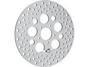 Polished Stainless Steel Drilled Brake Rotors Front 11.808 17101061