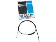 Drag Specialties Black Vinyl High Efficiency Clutch Cables 38618 68c