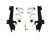 Memphis Shades Trigger Lock Mount Kit for Batwing Fairing Black Street MEB1990