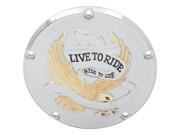 Drag Specialties Live To Ride Derby Covers Ltr 5 h 11070158