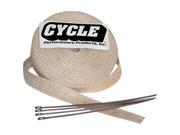 Cycle Performance Exhaust Pipe Wrap Kit Nat 2 x25