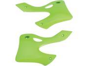 Replacement Plastic For Kawasaki Rad Cover Kx125 250 99 00gn