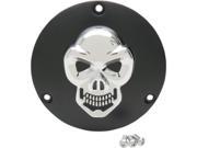 Drag Specialties 3 d Skull Derby Covers Drby Skl 3h Blk chr 11070267