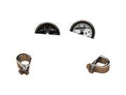 Drag Specialties Mini Speedometers 1 1 Black Face Speedo Ds244130