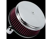 Billet Sucker Stage I Air Filter Kit With Smooth Cover Standar