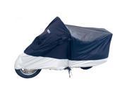 Wps Deluxe Motorcycle Cover L Blue silver 0111384