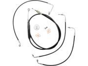 Handlebar Cable And Brake Line Kits Cbl Ln Kt Black Mini 08 13fl