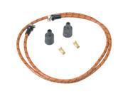 Lowbrow Customs Cloth Spark Plug Wire Sets Wires Sparkplug rd bk