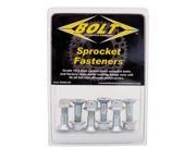 Bolt Motorcycle Hardware Sprocket Fasteners 6 pk 2008 hs.s