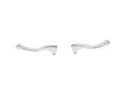 Parts Unlimited Shorty Style Power Lever Sets Shorty honda Silver