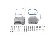 V twin Manufacturing Transmission Side Cover And Top Set Chrome