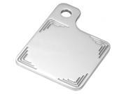 Novello Inspection Tag Plate Chrome Side Mount Nil ins3