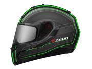 Zoan Helmets Optimus M c Helmet Racel Ine M. Green Medium 138 155