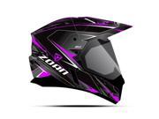 Zoan Helmets Synchrony Dual Sport Helmet Hawk Pink Magenta Xs