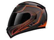 Zoan Helmets Flux 4.1 M c Helmet Comm Ander Gloss Orange Xs 137 163