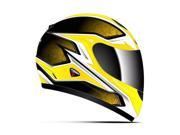 Zoan Helmets Thunder Youth Sn e Helmet Yellow Large 223 142sn e