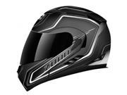 Zoan Helmets Flux 4.1 M c Helmet Comm Ander Gloss Silver Xs 137 123