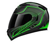 Zoan Helmets Flux 4.1 M c Helmet Comm Ander Gloss Green Xxl 137 148