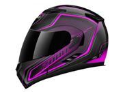 Zoan Helmets Flux 4.1 M c Helmet Comm Ander Gloss Magenta Pink Large