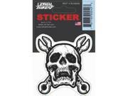 Lethal Threat Wrench Skull 2.75x3.5 5 pk Rc00040
