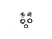 V twin Manufacturing Chrome Axle Nut Kit Cap Style 8607 6
