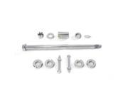 V twin Manufacturing Chrome Rear Axle Kit 44 0892
