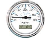 Faria Beede Instruments Gps Speedo 80mph Ches Ss White 33829