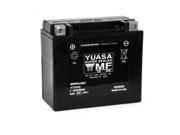 Yuasa Ytx20 Factory Activated Maintenance Free 12 Volt Battery P N Yuam42Rbs