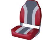 Wise Seating Classic High Back Red gy char 8wd1062ls 933