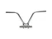West eagle Three Bent Bar W dimples Steel chrome 1 0795