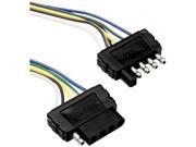 Tow Ready 5 Way Flat 72 car And Trailer End Wiring Harness