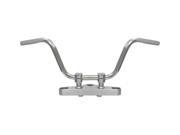 West eagle Bobber High Bar W dimples Stainless polished 1 0766