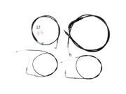 La Choppers Handlebar Cable And Brake Line Kits Kt Black Bch 07 10fxst