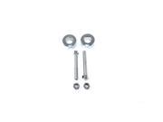 V twin Manufacturing Chrome Rear Axle Adjuster Kit 44 0642