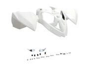 Maier Mfg Replacement Plastic Fender Front Outlaw White 194551