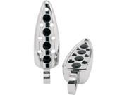 Battistinis Billet Footpegs And Shift Pegs Teardrop Male Chrome 07 465