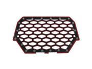 Modquad Front Grill Blk red Rzr fg2 rd
