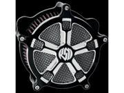 Roland Sands Design Venturi Air Cleaners Aircleaner Turbo Black Xl