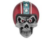 Lethal Threat Retro Rd Biker Skull 3d Emble Lt88682