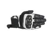 Alpinestars SPX Air Carbon Mens Leather Gloves Black White XL