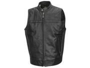 Roland Sands Design Colt Leather Vest Blk Sm 0809 1219 0052